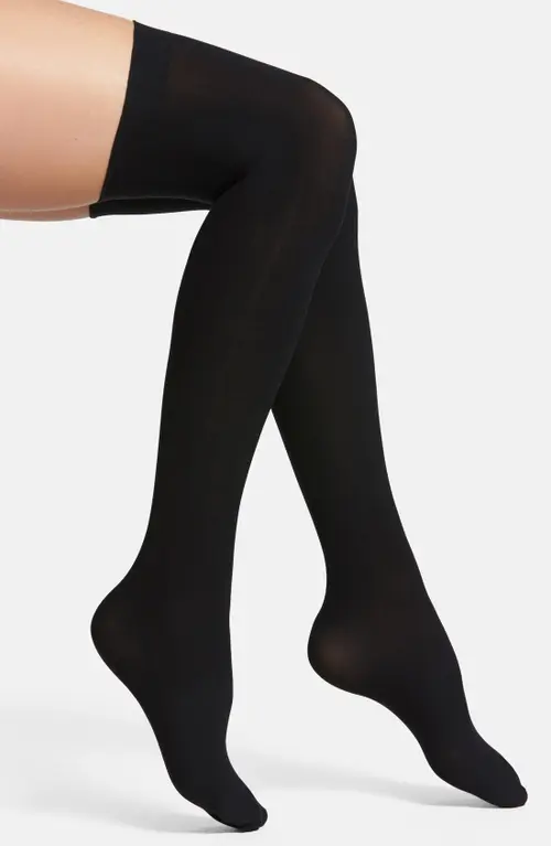 Commando Up All Night Thigh High Socks in Black at Nordstrom, Size Medium/large